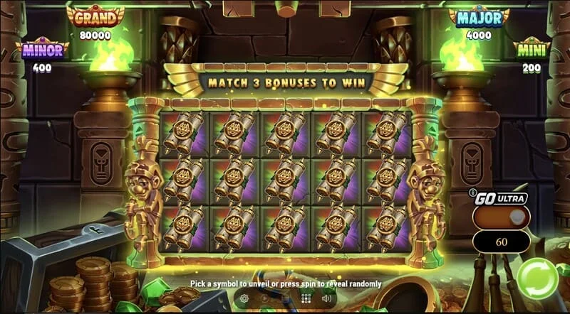 Wrappin' More Gold - grila Collect & Win cu mumia în creștere